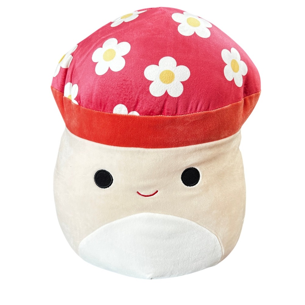 Squishmallows Malcolm Mushroom 16" Large Flower Top Special Edition Squishmallow